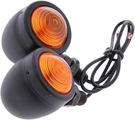 Jodriva 2PCS, for MINI, Motorcycle Indicator Light Lamp Turn Signals Flasher Blinker 12V Cafe Racer 