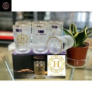 Huydecor luxury 6-piece heat-resistant glass cup