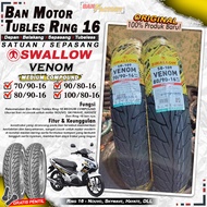 BAN MOTOR MATIC TUBLES SWALLOW RING 16 BAN MOTOR DEPAN BELAKANG NOUVO SKYWAVE RING 16 TUBLES BAN SWA