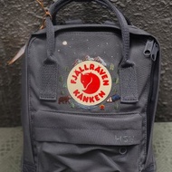 等待下一次的冒險 在山上--Kanken mini / 石墨灰----手工訂製