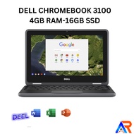 DELL CHROMEBOOK 3100 11.6" CHROMEBOOK CELERON N4020, 4GB RAM 16 GB SSD, CHROME OS