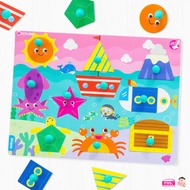 กระดานจิ๊กซอว์ กระดานจ๊ะเอ๋ จิ๊กซอว์หมุด กขค ABC 123 เสริมทักษะและช่วยการจดจำของเด็ก กระดานหมุด jigs