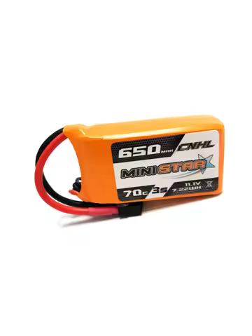 CNHL MiniStar 650mAh 11.1V 3S 70C Lipo Battery with XT30U for RC Aeroplane Quadcopter Helicopter FPV