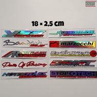 Cutting Sticker Suspension Power Of Racing Adrenaline Racing STOP TECH Hologram
