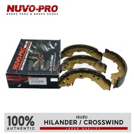 NUVO BRAKE SHOES ISUZU HILANDER/CROSSWIND/FUEGO/TROOPER VK-452 1SET