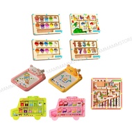 KidzTent Toy Magnetic Number Counting Toy Rollerball Beads Maze Fine Motor Skills Magnetic Art Drawi