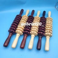 🔥 READY STOCK 🔥 Alat Urut Kayu Roller 6 Roda Badan Belakang Body Back Massage Roller Wooden Tool Ref
