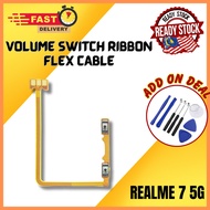 Compatible For Realme Narzo 50, C35, C3, C2, 9I, 7 5G, 7 , 5, 5I, 5S Volume Switch Button Flex Ribbo