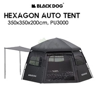 Blackdog Hexagon Automatic Tent Dome Shelter Outdoor Camping Black Hexagonal Tenda Khemah CBD2300QT0