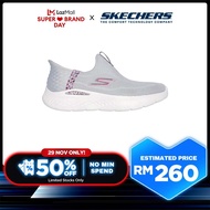 Skechers Women Slip-ins GOrun Lite Running Shoes - 129450-GYHP Kasut Sneaker, Performance, Sport, Pe