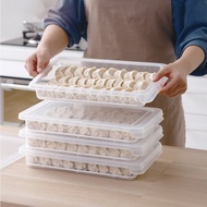 日本霜山 可疊式冰箱水餃/麵點冷藏冷凍保鮮盒-3入