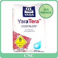 [REPACK] 1KG YaraTera Kristalon Red 12-12-36 Yara Baja Foliar Fertiliser Fertilizer Buah Fruiting