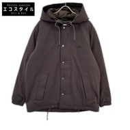 Lacoste BH021J 棕色防水透氣珠地棉羽絨外套 美國 L 碼 [二手]