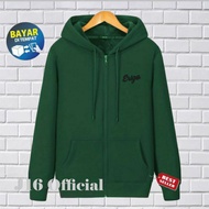 ERIGO - Sweater Hoodie ZIPPER Pria Wanita Bahan Fleece Tebal ORIGINAL