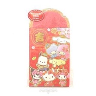 SANRIO CHARACTERS 港版 2025 蛇年 賀年 紅色造型 利是封 10個裝 紅封包 紅包 壓歲錢 新年 8.2X12CM