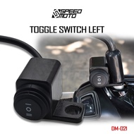 MOKOTO 3 WAY SWITCH MINI DRIVING LIGHT SWITCH DM-021 PLASTIC TOGGLE SWITCH FOR ANY MOTORCYCLE