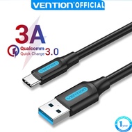 Vention Type C Cable 3A USB 3.0 Fast Charging 5Gbps High Speed USB C Data Cable for Android Phone