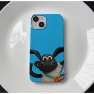 Prettyz Wallace and Gromit Shaun the Sheep Y2K iPhone Case Cute iPhone Case iPhone 16 15 14 13 12 11