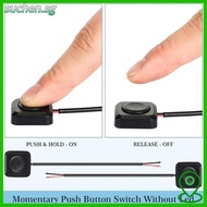 SUCHENSG Mini Button Switch, DIY Adhesive Momentary Push Button, 12V Mini Car Push Buttons