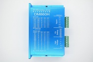 สีฟ้า DM860H DSP Digital Stepping Motor Driver พร้อมพัดลมสําหรับ Leize DMA860H 2 เฟสสูงสุด Output Cu