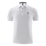 Federer's same tennis suit quick-drying T-shirt high-end tennis suit polo shirt tennis sports top