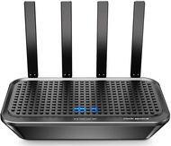 WiFi Router-AC2100 WiFi Router w 4 Gigabit LAN Ports for 60 Devices, High Speed Router(2100Mbps) and