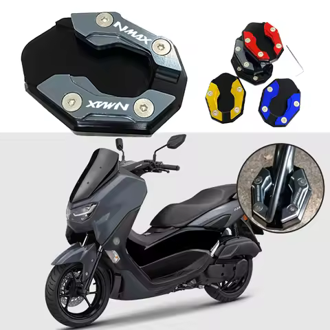 Motorcycle Accessories Side Stand Enlarge Plate Kickstand Extension 5 colors For YAMAHA NMAX155 NMAX