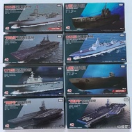 New 4D Assembled Battleship Model 8 Pieces Chinese Set 055 Destroyer Boat 075 Amphibious Aircraft Ca