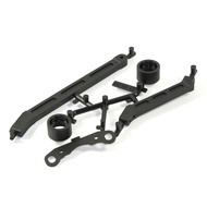 SWORKZ SW-2501529B S35-4 PLASTIC CHASSIS BRACE SET 2.0 (STANDARD MATERIAL)