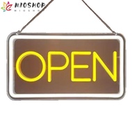 MIOSHOP LED Neon Sign, Dimmable USB Powered Neon Sign, Simple Business Sign Decorative Light Window 
