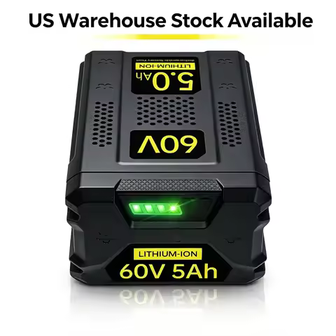 Compatible with Green Source Power Greenworks 60V Battery LB60A03 LB60A02 LB60A00, Suitable for 75+ 