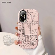 Softcase For Realme C67 C65 C63 C61 C55 C53 C51 C35 C21Y C25Y Chemistry Pattern Back Cover Case Soft