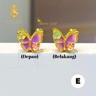 Sincere Store Emas 916 3L Bead Butterfly 2C | Emas 916