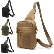 Outdoor Chest Bag with Pistols Holster Multifunction Military Airsoft Training Shoulder Bags Tactical CS Crossbody Sling Bags