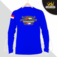 Kaos Lengan Panjang Perbakin Indonesia Pistol Baju Distro Katun Combed 30s by Arsakha Clothing