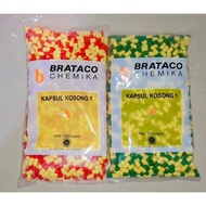 LOKAL Empty Capsules 1 Contents 1,000 Capsules Brataco Marek and Local Marek (Must Ask Stock and Mar