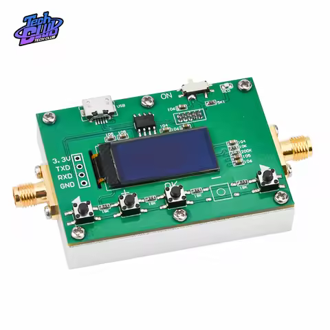 6Ghz RF Digital Attenuator 30DB step 0.25DB OLED Display Pogrammable Attenuator Module Signal Genera