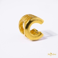 MASDORA 916 Gold Beads Bead Emas Alphabet 3D - Alphabet C (EMAS 916/22K)