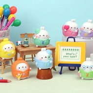 Mini Molang Figure Personality Rabbit Test mbti Doll Street Wear Series 0CJ8