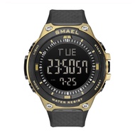 SMAEL นาฬิกาข้อมือผู้ชาย กันน้ำ Sport Digital LED หน้าปัดใหญ่ฟังก์ชั่นครบ รุ่น SM1813 พร้อมกล่องเหล็