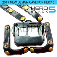 High Quality PU Leather Case for GoPro Hero6/5 Black Camera with Strap Design