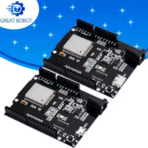 ESP32 WiFi & Bluetooth Development Board: For Wemos D1 Mini, for Arduino UNO R3/D1 R32 – CH340, 4M M