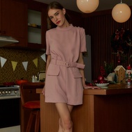 MAVE เดรส รุ่น Macaron Jumpsuit Blush