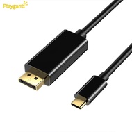 Ptsygantl USB C To DisplayPort Cable Adapter High Resolution 4K 60Hz Connector For Desktop Laptop Projector Monitor 1.8M