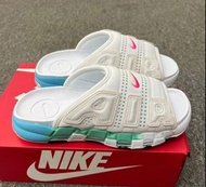 Nike Air More Uptempo Slide White Aqua