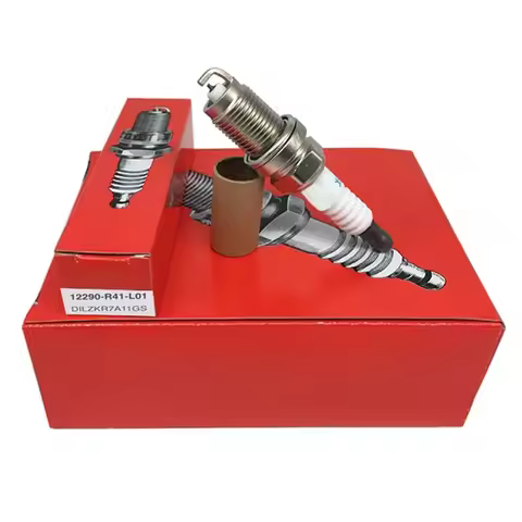4/6Pcs 12290-R41-L01 DILZKR7A11GS Dual Iridium Spark Plug for Honda Accord Civic CRV CR-V HR-V Odyss