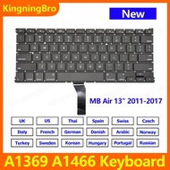 New A1369 A1466 Replacement Keyboard For Macbook Air 13" Keyboard 2011 2012 2013 2014 2015 2017 Year