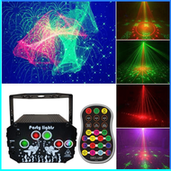 COD JINWEIGE Lampu Proyektor Laser LED RGB 60 Pattern 8W 240V with Remote / lampu disko kelap kelip 