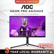 AOC AGON PRO AG324UX | 31.5" 4K | 144Hz | 1ms | Gaming Monitor