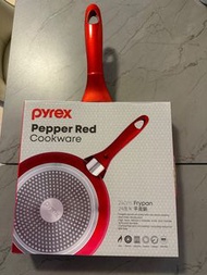 Pyrex 24cm平底鍋 Pepper Red Cookware